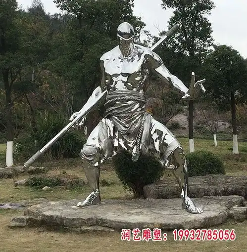 不锈钢压腿人物雕塑焦作不锈钢雕塑人物图片润艺雕塑