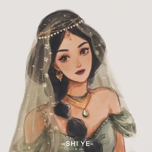 迪士尼公主的嫁衣红装木兰白衣艾莎,堪比白月光与朱砂痣