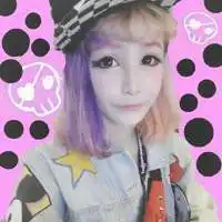 女生彩色头发头像微信头像图片大全