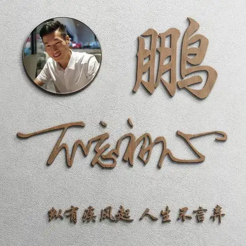 非常漂亮的几款微信头像,3d立体简约艺术签名头像,快来拿走你的