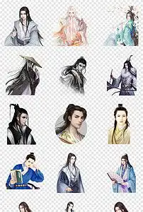 古风男子插画古装帅哥剑侠人物png免扣素材图片模板下载26.88mb帅哥大全人物形象