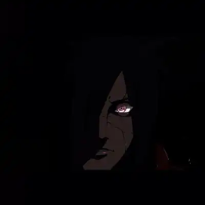 动漫火影忍者在黑暗中你从我的卡通动漫头像我要个性网