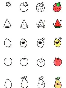 超可爱动画简笔画,简单易学,拯救手残党