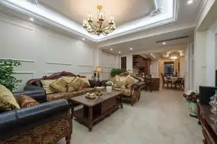 1520万140平米以上美式三居室装修效果图,低调奢华美式风格装修案例效果图齐家装修网