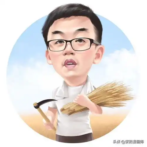 换一换你的头像吧各行业手绘职业漫画头像成熟商务工作专用