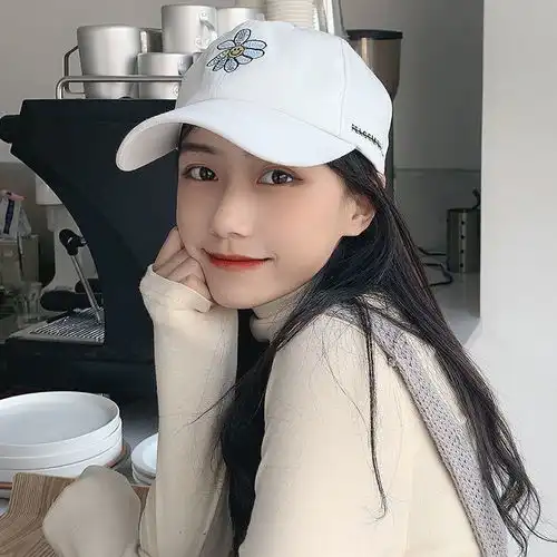小雏菊夏天帽子女学生韩版潮流百搭休闲棒球帽遮阳防晒鸭舌帽