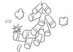 新年鞭炮美术教案,新年到放鞭炮教案