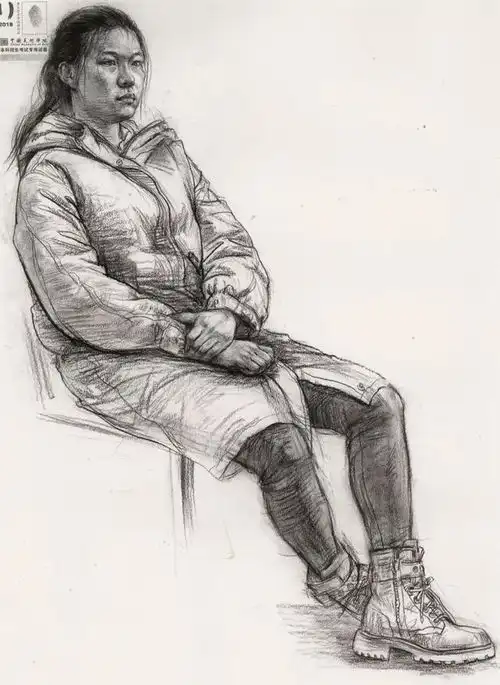 最全面的女青年素描头像攻略