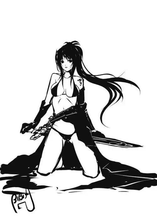 动漫中一个女生孤独背影的图片