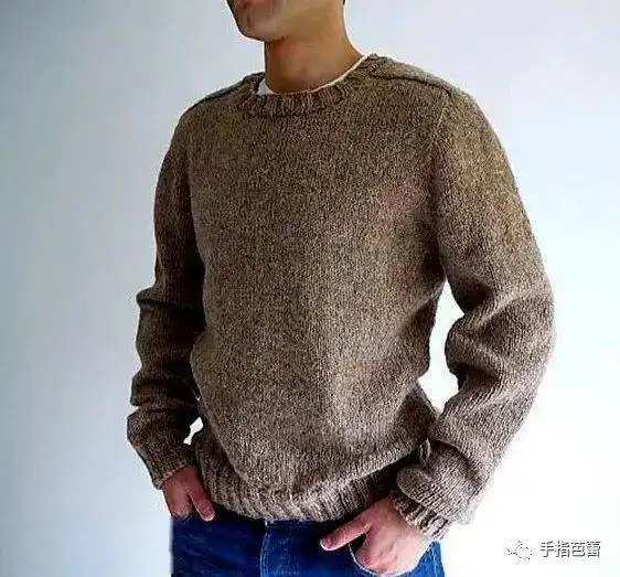 帅气的男装编织衫下
