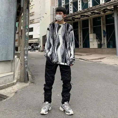 穿黑白的男生这么酷还有谁说他们不懂穿搭