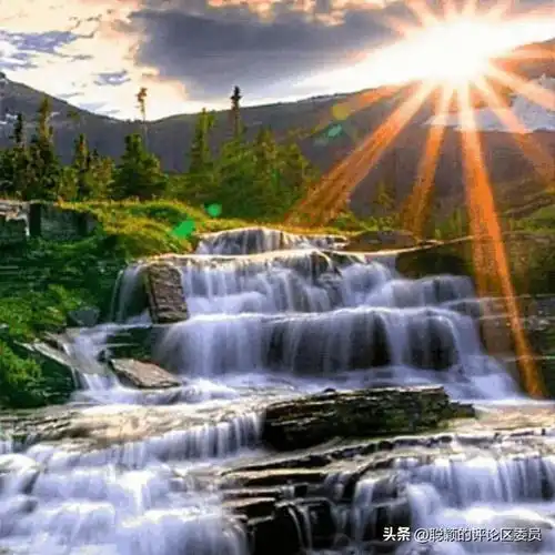 流水生财山水微信头像图片大全