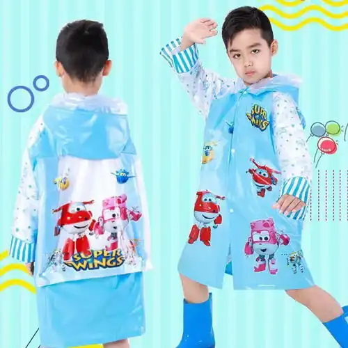 卡通儿童雨衣带书包位女孩男童雨披幼儿园宝宝小学生雨衣汪汪队,一品好特惠
