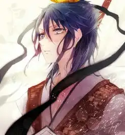 求几张比较伤感的动漫男生头像