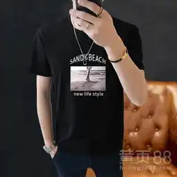 跑江湖韩版宽松男装t恤地摊进货低价半截袖3元大码短袖批发-黄页88网