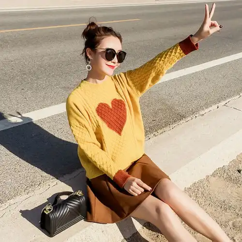 清新明媚有格调的针织毛衣,穿上自带好心情