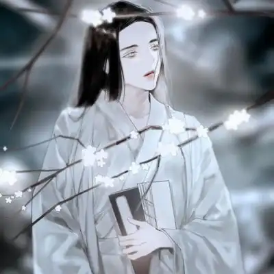 唐崎夜雨唯美古风手绘美人插画