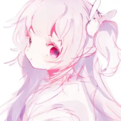 动漫女孩头像呆萌可爱,好想再挽留再保存不分分享来