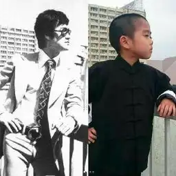 当这个小男孩4岁迷上李小龙,开始习武,现在不得了
