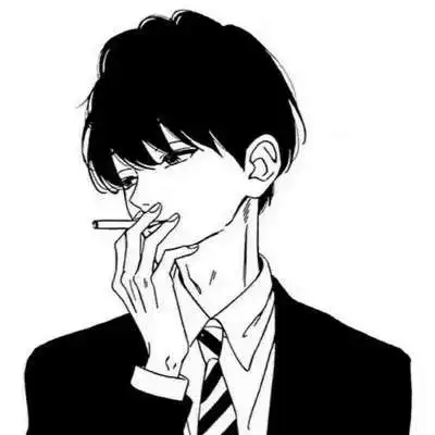 微信头像抽烟沧桑男这是最后一次想你