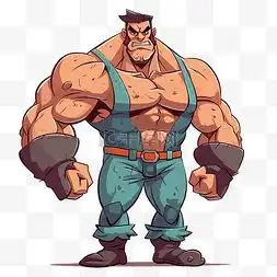 肌肉男卡通图片肌肉男卡通图片素材免费下载千库网
