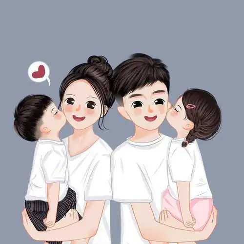 一家三口或一家四口头像4