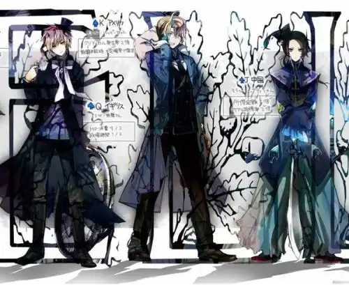 求黑塔利亚的各种官图