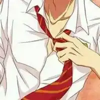 头像西装花衬衫领带半身动漫微信头像图片大全