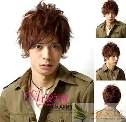 日本夏季男士最新烫发发型图文