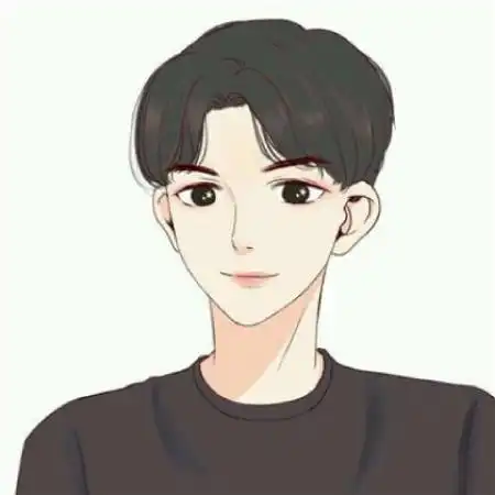 手绘情侣头像一男一女高清倾尽我所有的温柔爱你