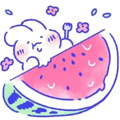 可爱软萌兔头像.