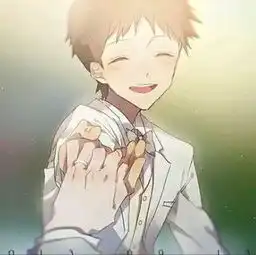 萌萌的动漫男生咧嘴笑图片头像