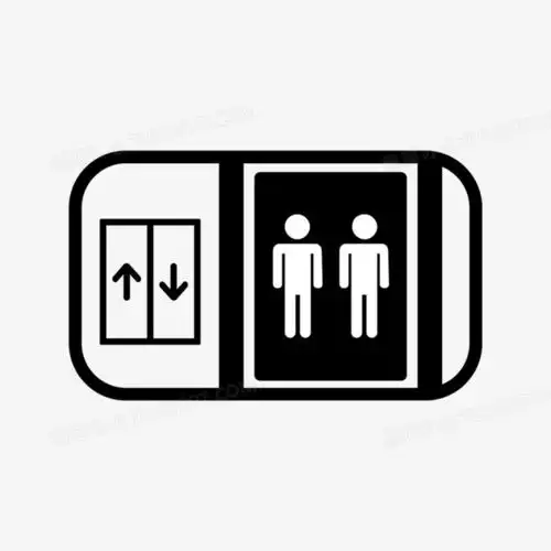 黑白电梯上下行图标png图片素材免费下载图标素材png23622362像素