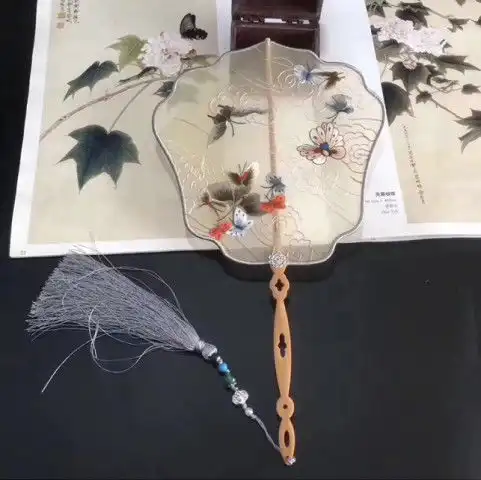 吹爆这些美到极致的古风团扇,仙气十足,汉服迷看见走不动路