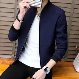 一件代发夹克男2018新款棒球服飞行员夹克商务休闲修身韩版春秋男外套薄款夹克