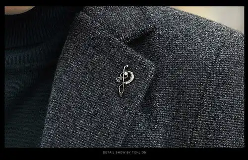 风衣男韩版潮流呢子大衣中长款男人成熟毛呢修身帅气西装外套秋冬