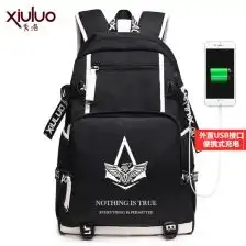 秀洛新款潮牌双肩包辛普森动漫周边男女学生supreme书包夜光背包