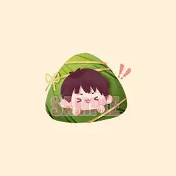 q版头像稿和摸鱼