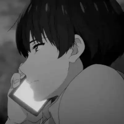 黑白男动漫头当时是谁把你拉回人间现在又是谁把你推向深渊