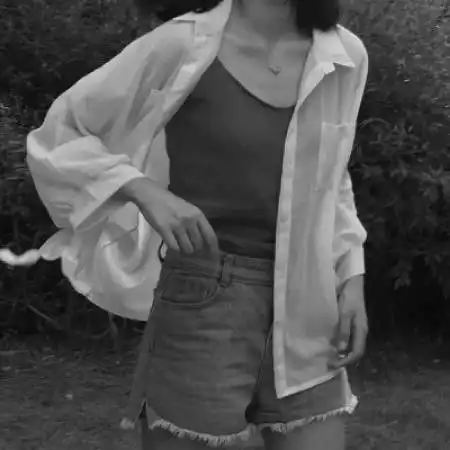 女生伤感黑白头像,特别的社会气的女生