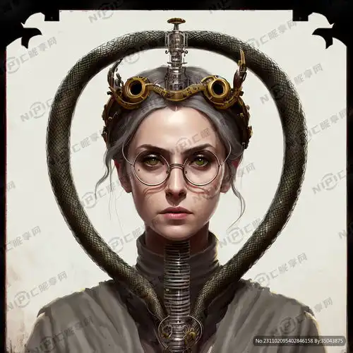 ai创作图蛇院女王硬核机械哈利波特圣洁nipic.com