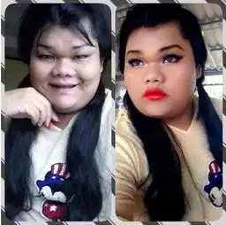 辣眼睛泰国妹子惊艳自拍颜好还有帅男友