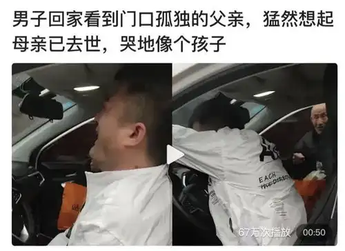 男子回家给母亲扫墓,看到父亲孤独等候瞬间泪崩
