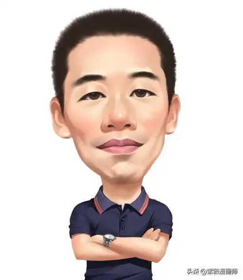 换一换你的头像吧中年男士手绘商务立体漫画头像成熟大叔专用