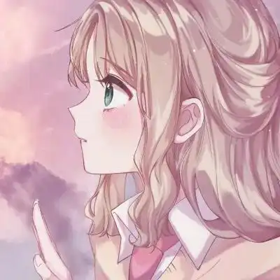 情深迢迢情头动漫一男一女可爱可爱点