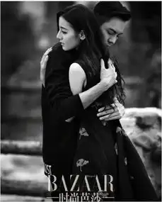 陈伟霆迪丽热巴演绎时尚芭莎大片悲剧里透着相爱