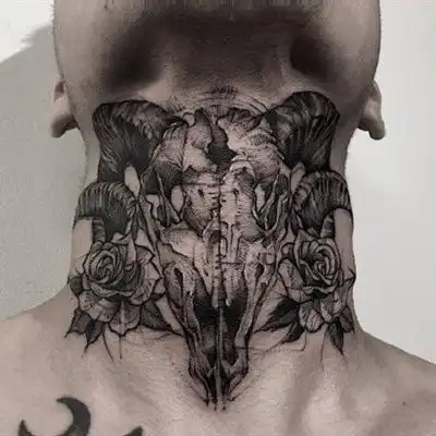 个性纹身微信头像黑灰精品纹身图案
