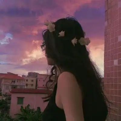 港风复古女生头像图片梦幻微信女生图片