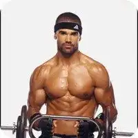 健身头像男背影图片男生健身秀肌肉的背影头像