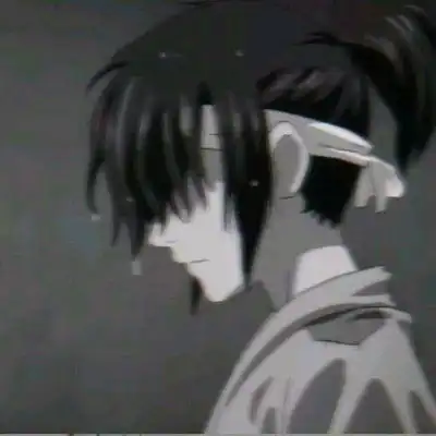 苏瓷古风动漫男头黑白风古风动漫成熟高冷